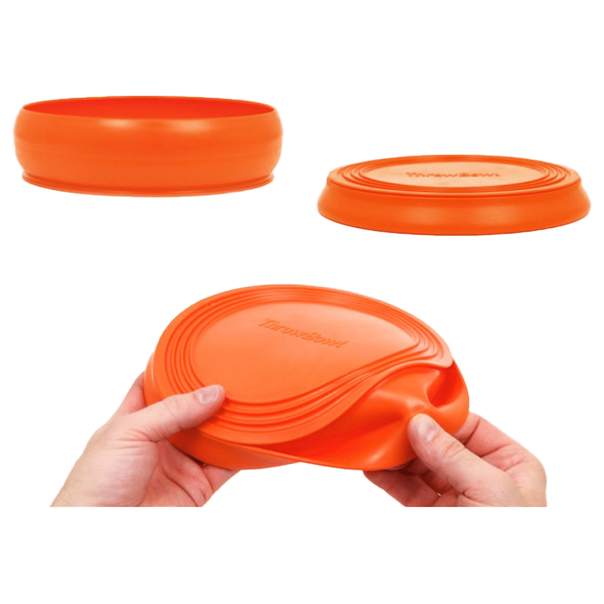 Kasta frisbee till hunden - vik sedan om den till en vattenskål