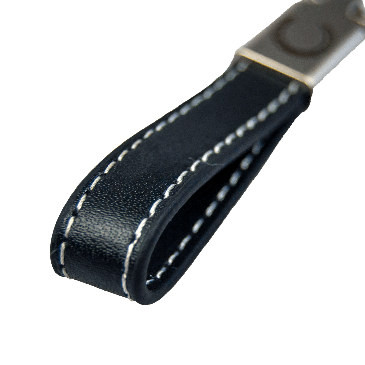 Elegant nyckelring med läderband- passar hästägaren