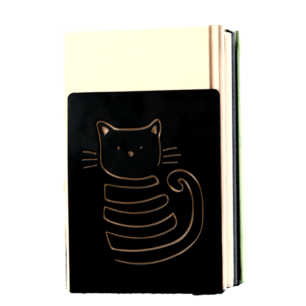 Håll ordning på böckerna med katter